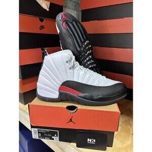 Nike Air Jordan 12 Retro Taxi Flip CT8013-162 Size 9 Chicago Bred Playoff